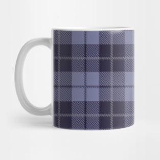 Blue Tartan Pattern Mug